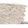 Patlatma Doğal Taş Mermer Krem Bej  23x48mm-DT1011